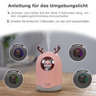 USB-Mini-Bären-Luftbefeuchter mit farbwechselndem Umgebungslicht, rosa image number 9