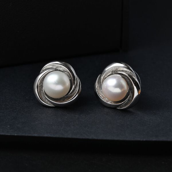 EverTrue S&uuml;&szlig;wasserperle Ohrringe image number 2