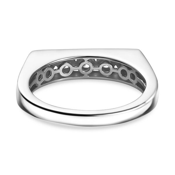 LUXURIANT SI-GH Labor Diamant Ring, 925 Silber rhodiniert - 0,50 ct. image number 6