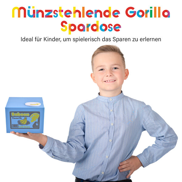 Münzstehlende Gorilla Spardose image number 8