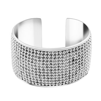 925 Silber Armreif, ca. 19 cm, ca. 67,70g