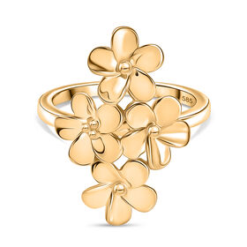 Natur inspiriert- 585 Gold Frangipani Ring (Größe 17.00) ca. 4,69g