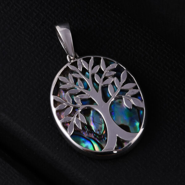 Royal Bali Kollektion - Abalone Muschel Anhänger 925 Silber ca. 3,27g image number 2