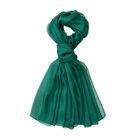 LA MAREY Solid chiffon 100% silk scarfMaterial:100% Mulberry silk size:110cm*180cmWeight : 50ggreen