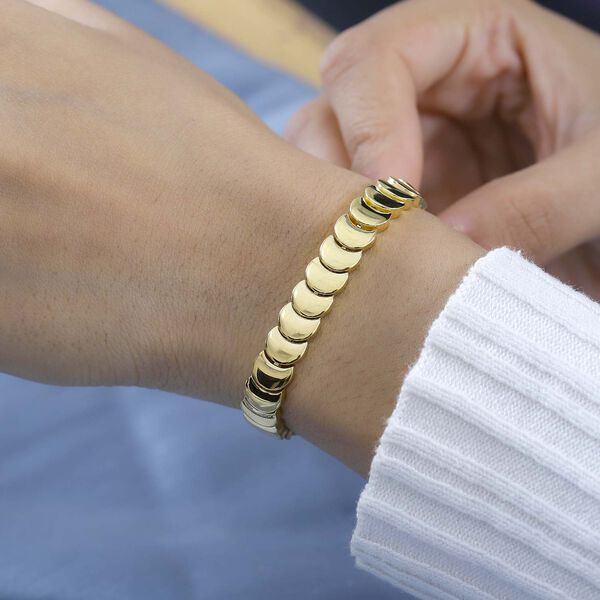 Flaches Scheibenarmband 19 cm image number 7