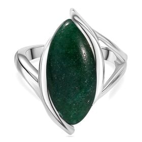 Grüner Aventurin Ring - 8,02 ct.