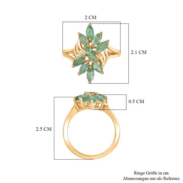 Kagem sambischer Smaragd-Ring - 1,26 ct. image number 7