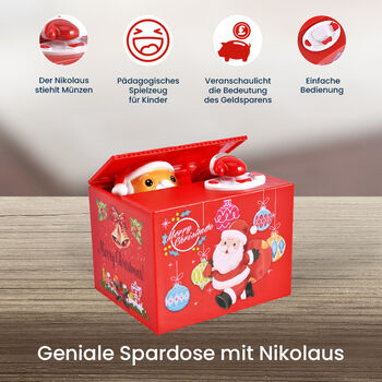 Weihnachtsmann Spardose