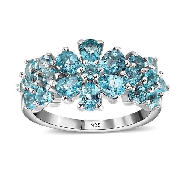 Blauer Apatit Ring, ca. 2.31 ct. image number 4