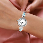 Royal Bali Kollektion- Sleeping Beauty Türkis Uhr in Silber, 19 cm, 2,20 ct. image number 2