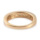 Demantoid Granat Band Ring 925 Silber Gelbgold Vermeil image number 5