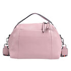 Exklusive Lederkollektion, Umhängetasche, echtes Leder mit Futter, Reißverschluss und mehreren Taschen, Altrosa