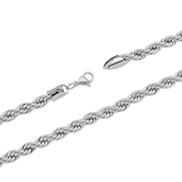 Kordel Halskette in Silberton, 59,5cm image number 2