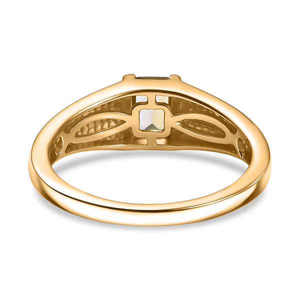 AA Nat&uuml;rlicher goldener Tansanit Ring - 0,56 ct. image number 6