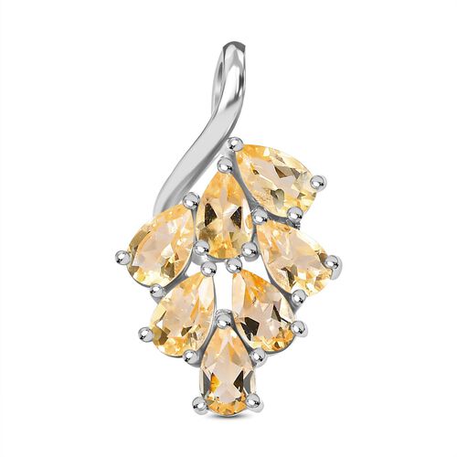Citrin-Anhänger, 925 Silber ca. 1,30 ct image number 0