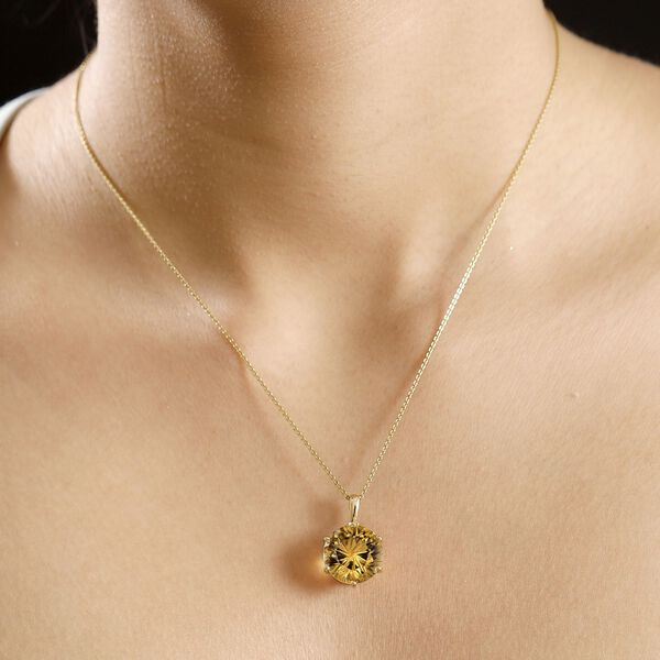 Citrin Anh&auml;nger - 9,42 ct. image number 2