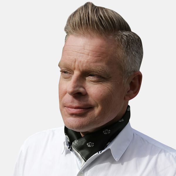 LA MAREY - Unisex Maulbeerseiden Schal, Blumenmuster, Gr&uuml;n image number 3