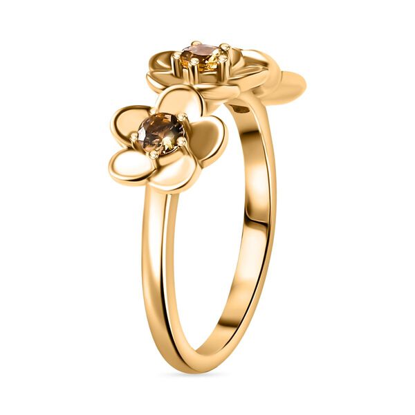 AA nat&uuml;rlicher goldener Tansanit Ring, ca. 0,36 ct image number 5