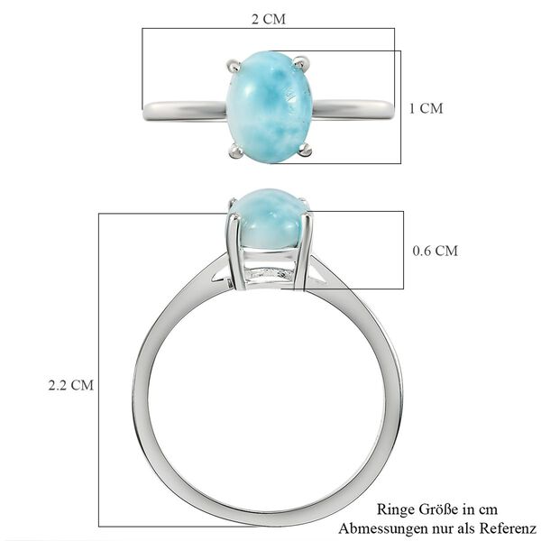 Larimar Ring - 1,45 ct. image number 7