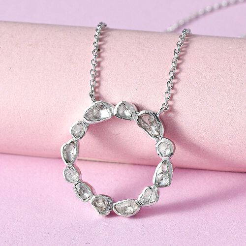 Polki Diamant Halskette, 45 cm - 0,50 ct. image number 1
