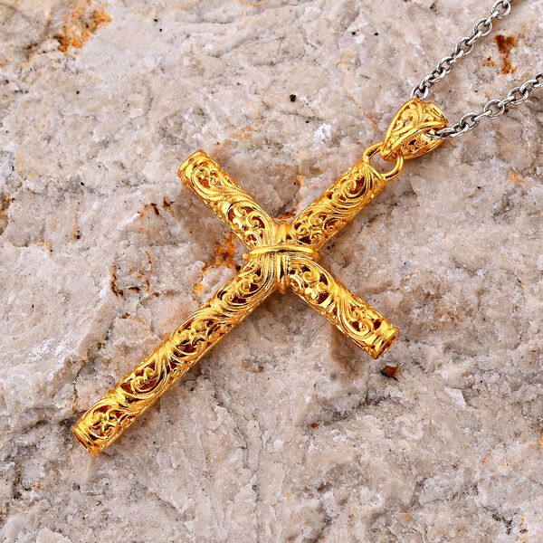 925 Silber Gelbgold Vermeil Anh&auml;nger 5,99g image number 1