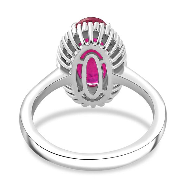 Afrikanischer Rubin und Diamant-Ring - 3,61 ct. image number 8