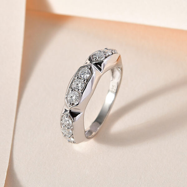 Moissanit Ring - 0,54 ct. image number 8