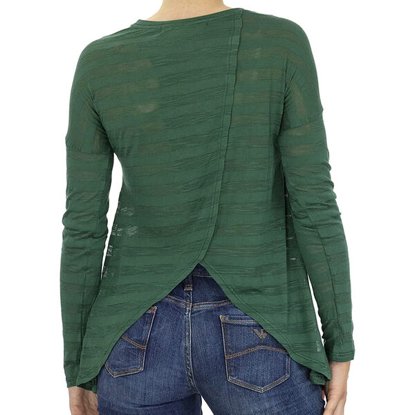 DESIGUAL, T-Shirt mit langen &Auml;rmeln und Stickerei auf dem Oberteil, Schwarz, Gr&ouml;&szlig;e 38 image number 3