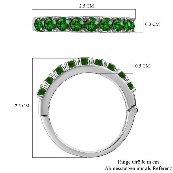 Nat&uuml;rlicher Chromdiopsid-Ring - 1,18 ct. image number 7