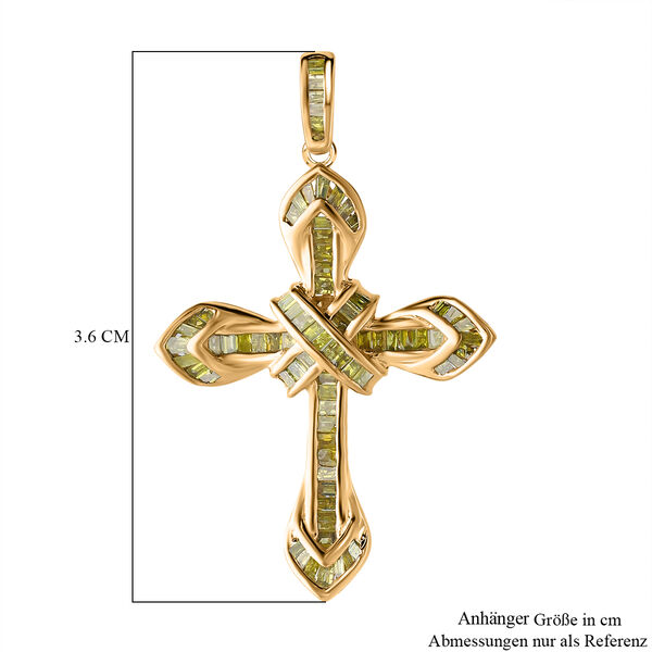 Gelber Diamant-Anh&auml;nger - 0,50 ct. image number 5