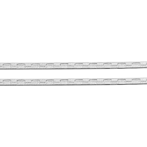 Fischgrätenkette in Silber 43cm image number 1