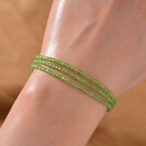 AA Nat&uuml;rliches Peridot 15+10 cm Armband - 24 ct. image number 2