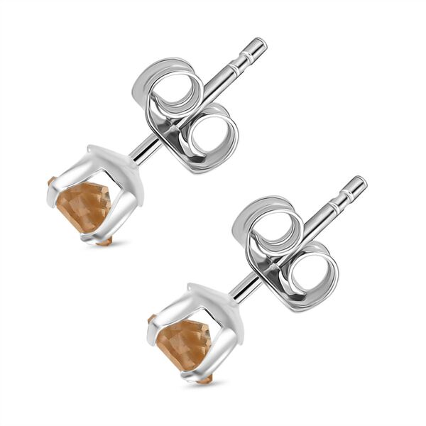 3er-Set- Himmelblaue Topas, Citrin und schwarze Spinell-Ohrringe image number 9