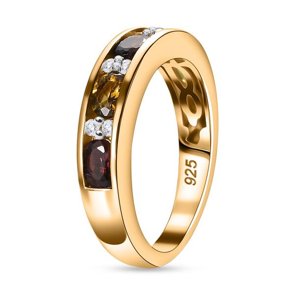 AA Multi-Turmalin und Zirkon Ring - 1,08 ct. image number 5