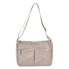 Wasserdichte Crossbody-Tasche aus Hochwertiges Nylon mit RFID schutz, 120 cm Schulterriemen, 29x20x10 cm, Elfenbein