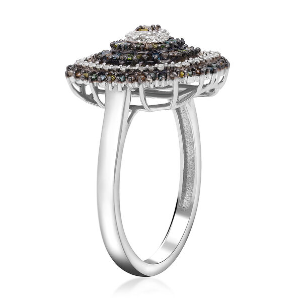 Mehrfarbiger Diamant-Ring - 1 ct. image number 4