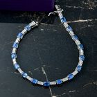 D joy Kyanit, Premium Regenbogen Mondstein Armband ca. 19 cm 925 Silber rhodiniert ca. 10,86 ct.