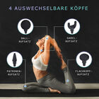 Mini-Muskel-Massage-Pistole mit 4 Massageköpfen, 32 Stärken, Grün image number 6