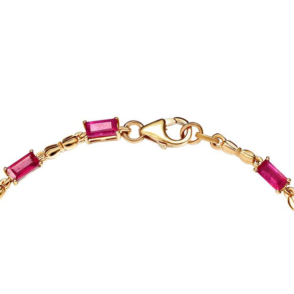 Afrikanisches Rubin-Armband in Silber image number 4