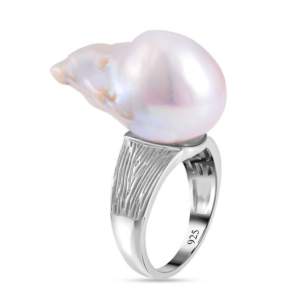 Wei&szlig;er Barockperle-Ring image number 5