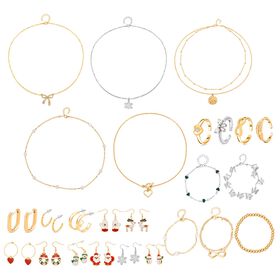 Weiße Muschelkernperle, Kunststoff Perle Schmuckset Legierung, Legierung emailliert, Legierung Std Gelb