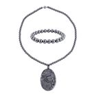 Terahertz Schmuckset 925 Silber rhodiniert ca. 295.70 ct