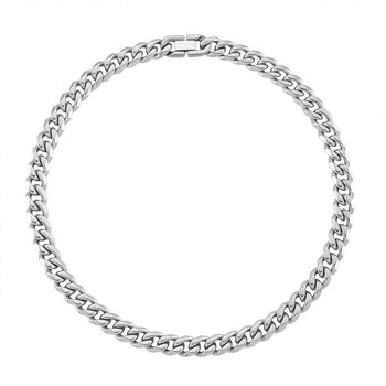 Reiner Panzer 316L Edelstahl Halskette ca. 45 cm ca. 56,00g