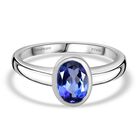 RHAPSODY AAAA Tansanit-Ring, 950 Platin (Größe 18.50) ca. 1.18 ct