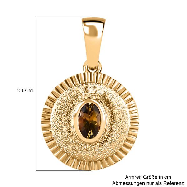 AA nat&uuml;rlicher, goldener Tansanit-Anh&auml;nger - 0,24 ct. image number 6