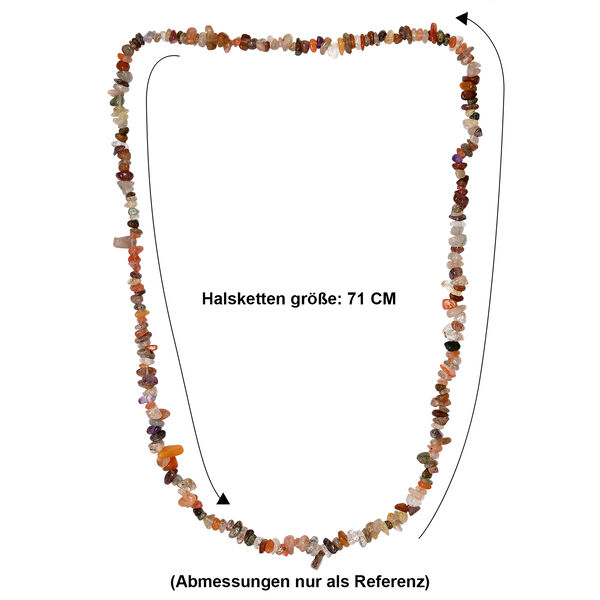 Strahlen Quarz Halskette 70 cm ca. 274.70 ct image number 6