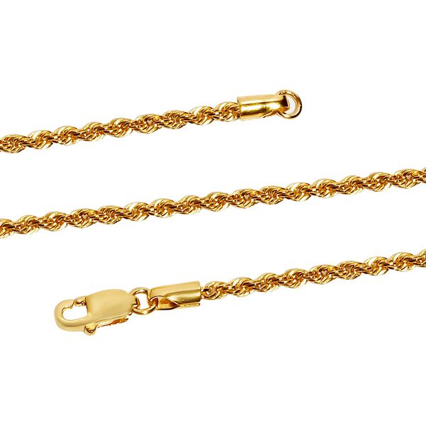 Kordelkette 45cm in 916 Gelbgold image number 4