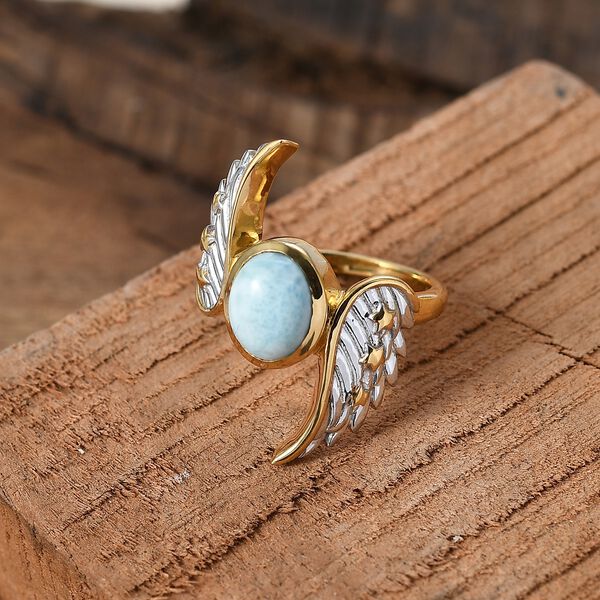 GP Kollektion - Celestial Dream - Larimar, Kanchanaburi Blauer Saphir Ring 925 Silber  (Gr&ouml;&szlig;e 19.00) ca. 2.39 ct image number 2