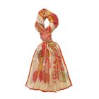 LA MAREY 100% Maulbeerseide Seidenschal, 55cm x 175cm, bunte Mandala