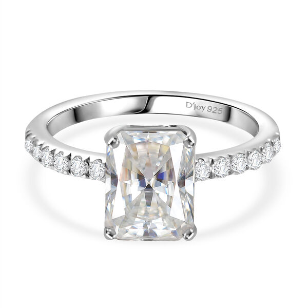 D joy Moissanit Ring 925 Silber rhodiniert (Gr&ouml;&szlig;e 18.00) ca. 2.67 ct